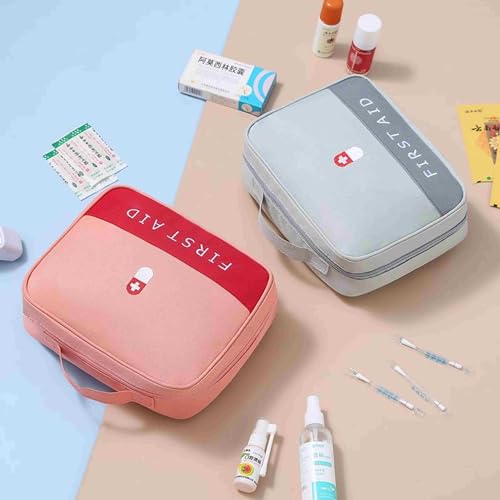 Bolsa Necessaire Estojo De Primeiros Socorros Eme gência Organizador Porta Medicamentos Para Viagem