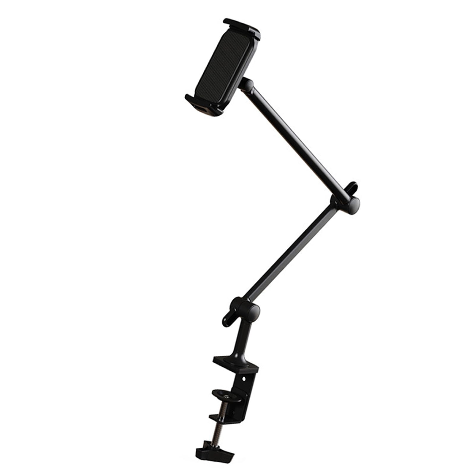 Supporto da tavolo per tablet flessibile Sistemi di bloccaggio per impieghi gravosi Rotazione a 360 gradi Lunghezza del braccio regolabile Posizione di visualizzazione ergonomica Braccio per compresse