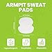 MONIER Armpit Sweat Pads for Under Arms - Extra Comfort, For Hyperhidrosis, for Men and Women, Not Visible, Disposable Dress Shields/Guards, Anti Sweat Armpit Protection