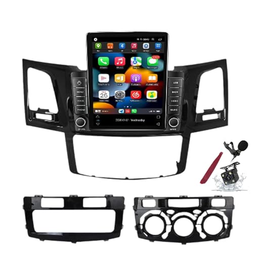 Autoradio Android 15 pour Toyota Hilux et Fortuner 2004-2014 avec GPS