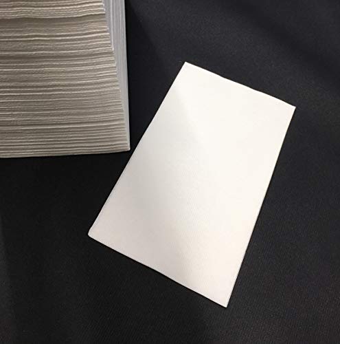 Sovie CARE Einweghandtücher in Weiß aus Linclass® Airlaid, 24 x 40 cm, 200 Stück – hygienische, besonders saugfähige Einmaltücher für Pflege, Klinik und Praxis