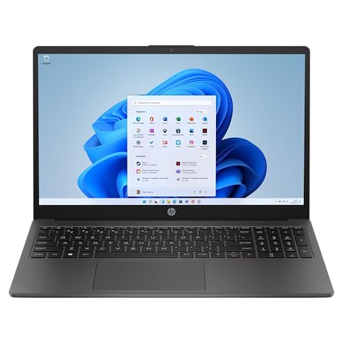 HP Laptop, 15,6 Zoll Full-HD Display, Intel Core i3 1315U, 6 x 4.50 GHz, 16 GB DDR4 RAM, 512 GB SSD, Intel UHD Graphics, Schwarz, Norton 360, Windows 11