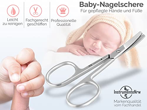 Baby-Nagelschere - Abgerundet - Rostfreies Edelstahl