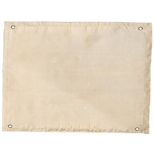 balacoo Fire Resistant Mat Fireplace Rug Fireproof Mat for Under Fire Pit Camping Accessory