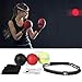 HURRISE Boxing Equipment, Boxing Reflex Ball, Boxbollen Game Reflex Ball, Fight Ball, React Training Ball with Headband 4 Spare Strings Improve Hand Eye Coordination Punching Speed Fight