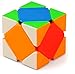 CuberSpeed Skew Ultimate Stickerless Magic Cube Skew Stickerless Speed Cube Puzzle Corner Twist Toys for Kids