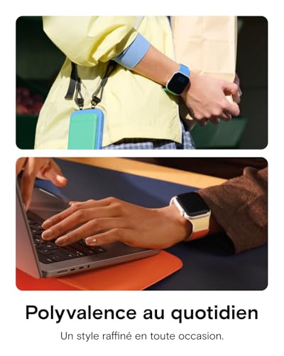 Bracelet Apple Watch silicone magnétique réversible MOFT pour iWatch Ultra et Series tout modèle - 6