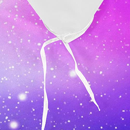 Linge de lit violet avec housse de couette imprimée constellation - 8