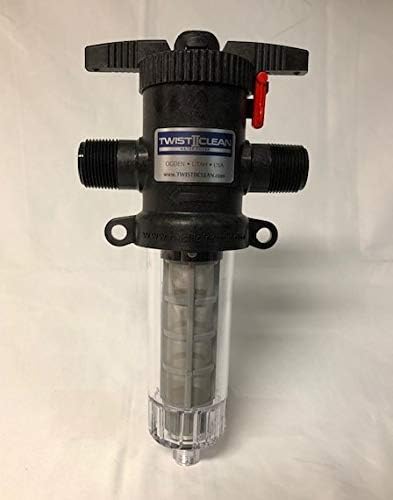 The SourceTwistIIClean 1" Water Filter (Gray, 100 Mesh, 150 Micron)