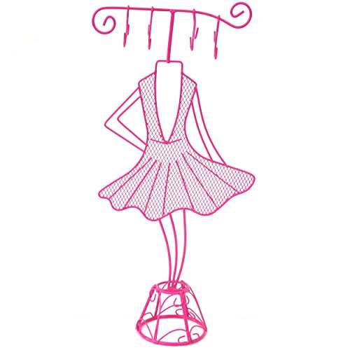 Bucasi JS77309PK Ballerina Jewelry Stand Hanger Organizer