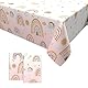 1PC 2PCS Regenbogen Tischdecke,Party Tischtuch Geburtstag Mädchen für Kinder Babyparty Party Dekorationen (Regenbogen F, 2PCS)