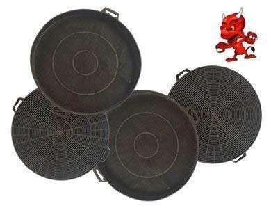 Mega Set risparmio 4 filtri ai carboni attivi filtro al carbone per cappa aspirante Siemens LC45950SG04 , LC45950SG05 , LC45950SG06