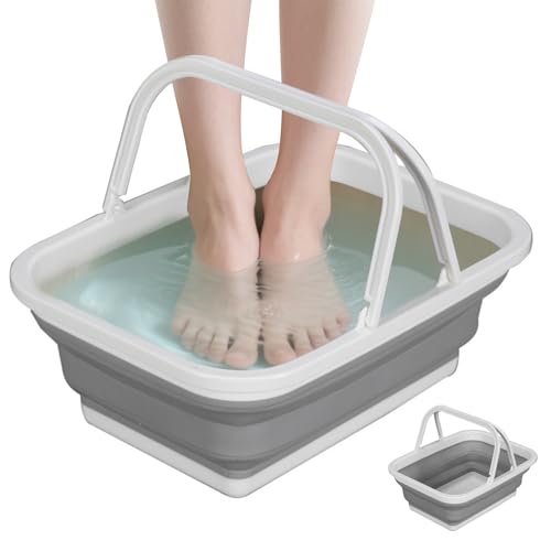 Lavado De Pies para Piscina | Cubeta para Pies De Piscina - Balde Plegable para Remojo De Ducha Lavado Jardín