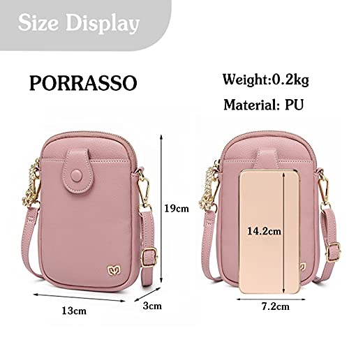 PORRASSO Donna Borse a Tracolla Impermeabile