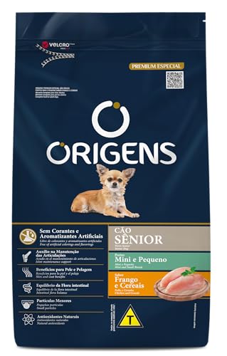 Ração Origens Cães Senior Mini e Pequeno Frango e Cereais