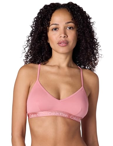 Image of Calvin Klein Women's Motive Cotton Lightly Lined Bralette Bra