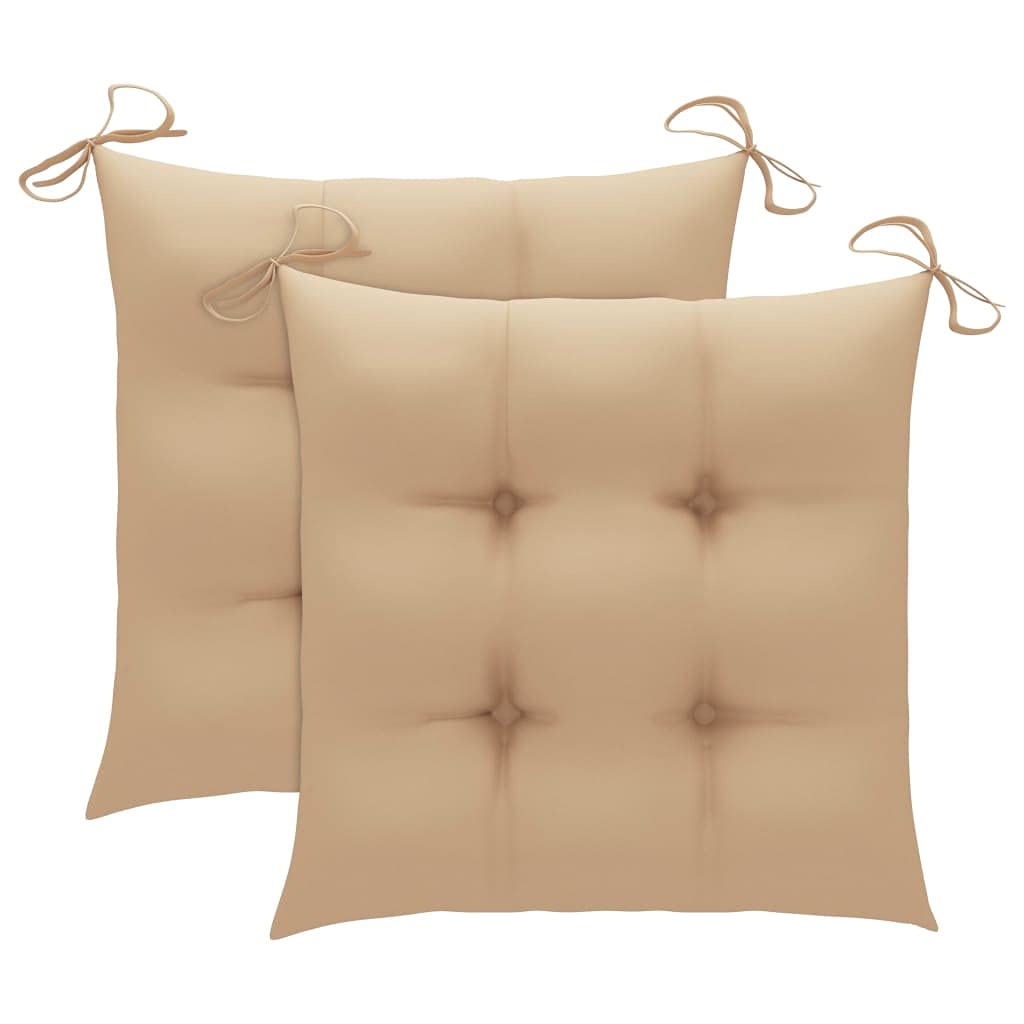 Sedia a dondolo rustica in legno massello, per esterni, soggiorno, camera da letto, terrazza, balcone, con comodo cuscino beige rimovibile in legno massello teak