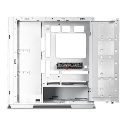 Gabinete Gamer Pichau Voyager One, Branco | Grade de Ventoinhas Ajustável | Full-Tower | Lateral de Vidro | 1 Frontal - Imagem 9