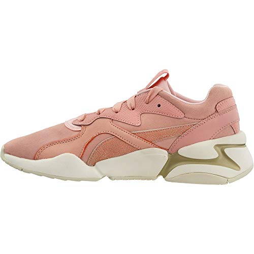 PUMA Puma Women's NOVA Sneaker, Peach Bud-Peach Bud, 5.5 M US
