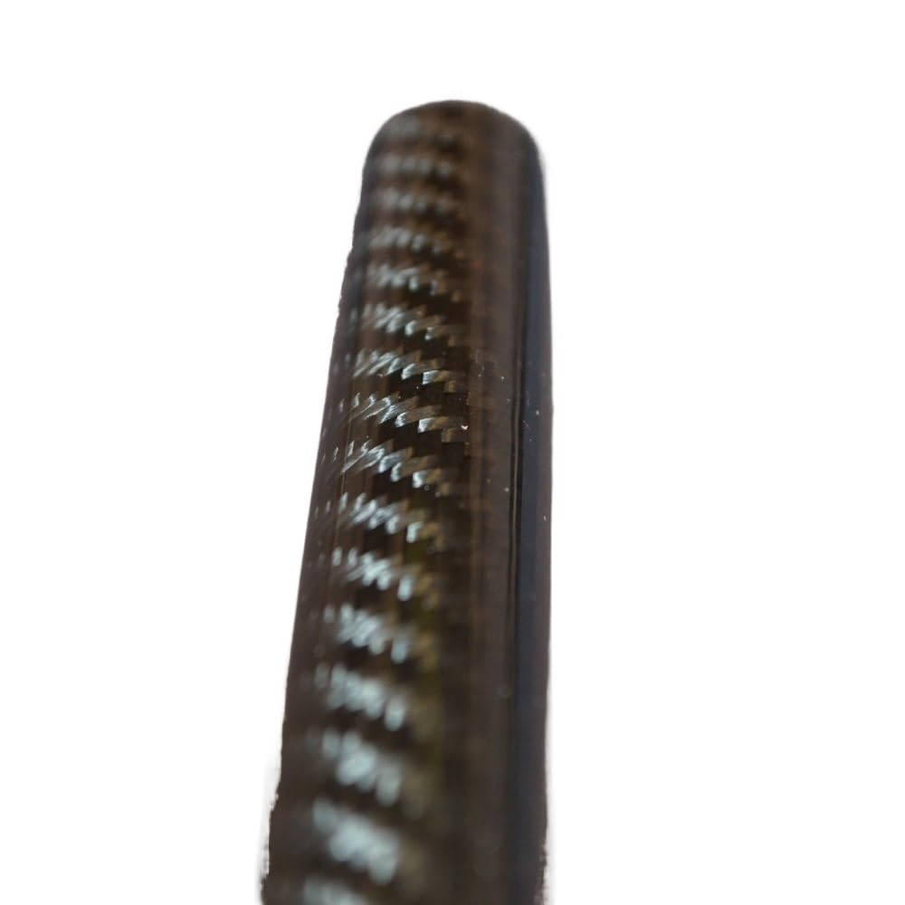 3K Twill Carbon Fiber Tube 500mm Length, OD 8-28MM Glossy Lightweight Carbon Fibre Hollow Rod 2pcs(28x26x500mm)
