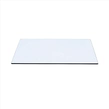 Spancraft 30" X 54" Rectangle Clear Tempered Glass Table Top 1/2" Thick 1" Beveled Edge