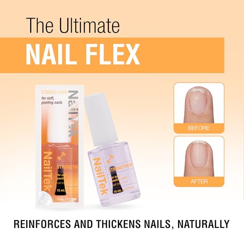 Nail Tek Formula 2 Nail Strengthener Polish – Protein-Enriched Repair Treatment for Soft, Peeling & Weak Nails, Restore Nails Strength, 0.5 fl oz - Image 3