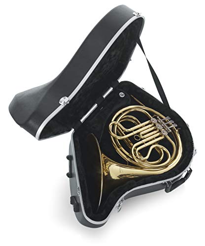image for Gator Cases Lightweight Molded French Horn Case with Locking Latch and