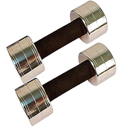 BK SPORTS Alloy Steel Fixed Dumbbells 1 Kg (Pack of 2) for Home and Commercial Use for Fitness and Exercise Gym Set (Black)