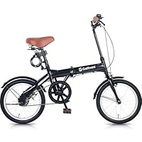 【送料込】折りたたみ自転車 16インチ ミニベロ 折り畳み自転車 Amazon | 折りたたみ自転車 16インチ フロントライト・ロック錠