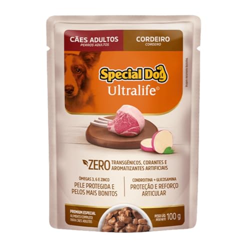 Ração Úmida Special Dog Ultralife para Cães Adulto Sabor Cordeiro 100g