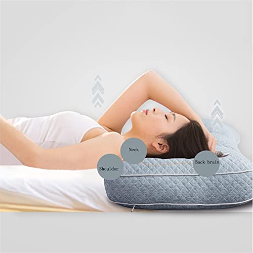 Bed Pillows For Sleeping Orthopedic Contour Pillow For Back Washable Zippered Soft Cover Contour Cervical Pillows For Neck Pain And Side Sleeper Back Support Orthopedic Pillow Bed Pillows Neck Pillow #TOP5