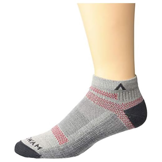 Wigwam Ultra Cool-Lite Low Grey Ii LG (Men's Shoe 9-12, Women's Shoe 10-13)