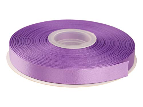 AVANAVA 5/8 Inch Wide Double Face Satin Ribbon - 50 Yards (463-Grape)