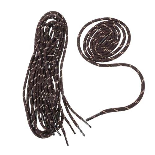 WRITWAA 3 Pares Cordones Deportivos Cordones De Los Zapatos De Senderismo Cordón Cordones De Zapatos De Bota Cordones De Zapatillas Cordones Redondos Para Zapatos Poliéster