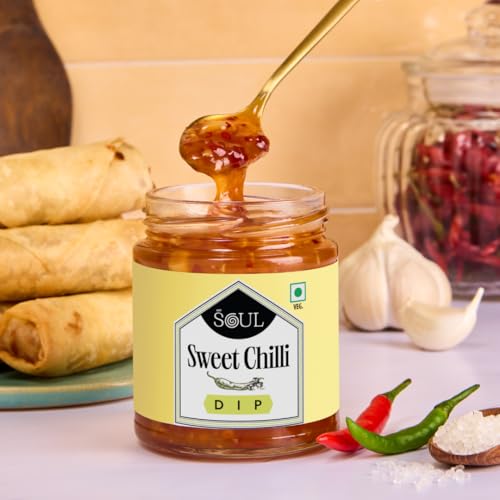 Image of ADF Soul Sweet Chilli Dip | Sweet & Mildly Spicy Sauce With Red Peppers & Garlic | Ideal With Finger Foods & Spring Rolls | 230g.