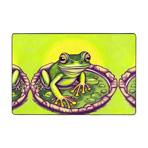 Tapis de sol flanelle grenouille HYTTER 91x61 cm - 2