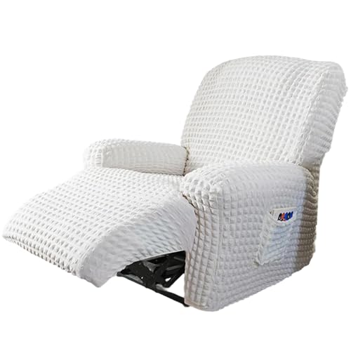 Zynphancer 一人用ストレッチソファカバー バブルグリッド ? 滑り防止設計でリビングや寝室に最適、流出防止 (j)