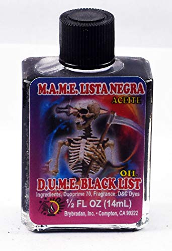 1 Piece BRYBRADAN D.U.M.E. Black List Spiritual Oil D.U.M.E. Lista Negra ACEITE ESPIRITUAL -1/2 FL OZ 14.7ML