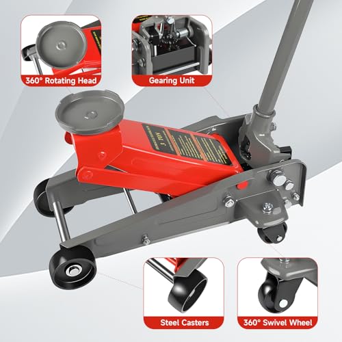 LARBANKE 3 Ton Hydraulic Floor Jack