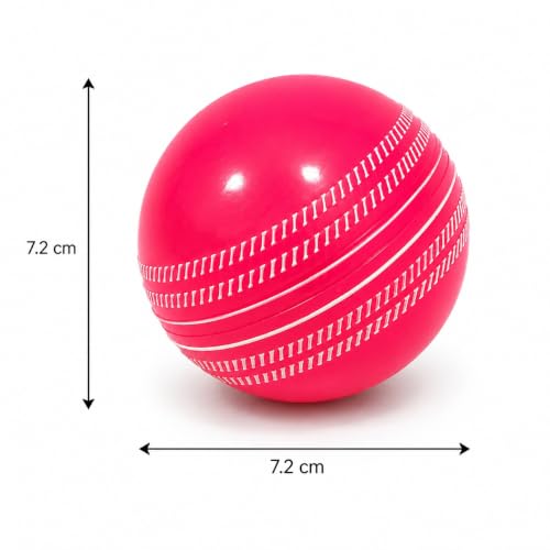 Image of I-10 Rubber Cricket Ball for Practice and Training | Synthetic Rubber Cricket Ball | High Bounce Cricket Practice Ball | Indoor Outdoor Use | Durable Cricket Coaching Ball | 110-120 g | Pack of 3