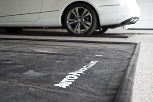 Autofloorguard Afg7916 7.75’X16’ Compact Size Heavy Duty Garage Floor Mat For Under Car For Rain, Ice, And Mud W/ Stay-Put Corner And Telescoping Squeegee #TOP4