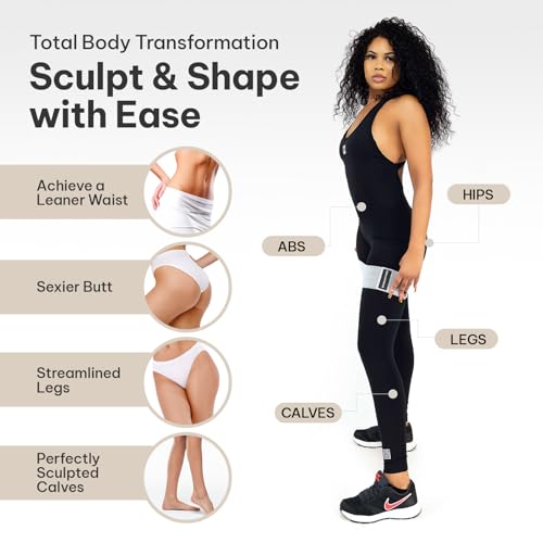 Exercise & Toning Kit. Resistance Bands, Booty Bands, Core Sliders Set for Men and Women, for Home Fitness, Gym, Yoga, Squat, Glute, Legs, Butt and core Building. Portable and Convenient.