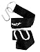 Hammock Tree Straps - 11 Feet Long Heavy Duty Adjustable Polyester Seatbelt Quality - 1000lbs Capacity - Suspension Hanging Kit 2 S-Hooks & O-Rings - Won't Stretch like Nylon - Krazy Outdoors (Black)