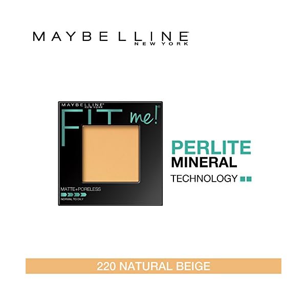 Maybelline-New-York-Fit-Me-Matte-Poreless-Powder-Makeup-Natural-Beige-029-Ounce-Pack-of-1 Maybelline Fit Me Matte + Poreless Pressed Face Powder Makeup & Setting Powder, Natural Beige, 1 Count