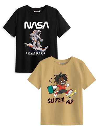 Image of Dagcros Half Sleeve Round Neck Cotton Tshirt for Boys