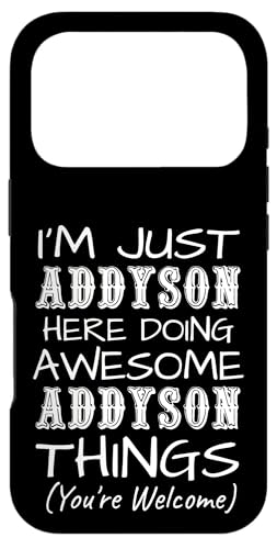 Just Addyson Here Doing Addyson Things ���O �X�}�z�P�[�X iPhone 17 Pro �p