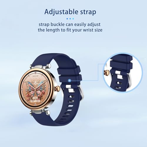 Correa de silicona para reloj TOZO S8 azul miniatura 6