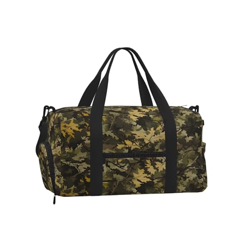 Sac de sport résistant à l'eau feuilles de forêt pour protéger vos affaires