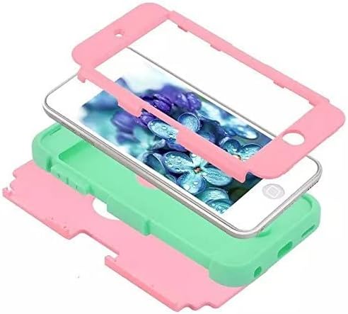 Miniatura 5 de Funda de doble capa para iPod Touch 567 generación, policarbonato duro + silicona a prueba de golpes, resistente funda de armadura de alto impacto