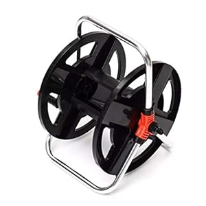 Release 38x35x25 cm Huis Tuinslang Reel Houder Rack Pijp Opslag Winkelwagen Tuinieren Water Planten Winkelwagen Aluminium frame Irrigatie